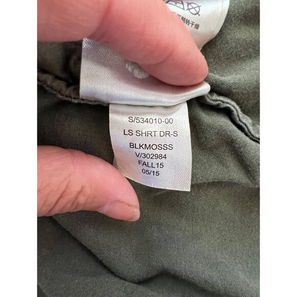 Gap Womens Olive Green Utility Tunic Dress With Pockets  Size 12T - Picture 7 of 8